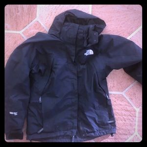 Xs black north face coat